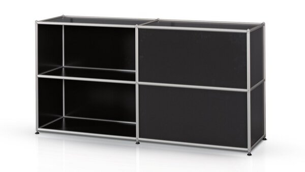 alu.tec Raumteiler -1-, schwarz - AMS Möbelmanufaktur