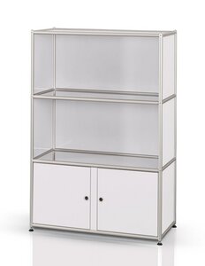 alu.tec Highboard -1-, weiß - AMS Möbelmanufaktur