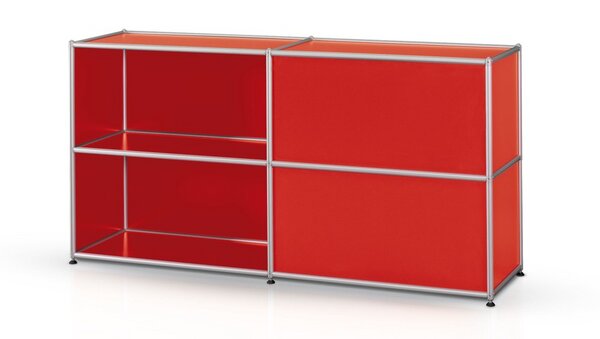 alu.tec Raumteiler -1-, rot - AMS Möbelmanufaktur