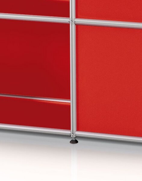 alu.tec Raumteiler -1-, rot - AMS Möbelmanufaktur
