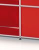 alu.tec Raumteiler -1-, rot - AMS Möbelmanufaktur