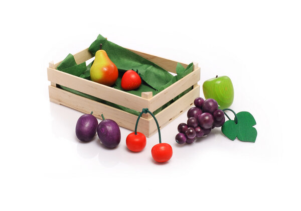 Sortiment Heimisches Obst aus Holz für den Kaufladen - NATUREHOME