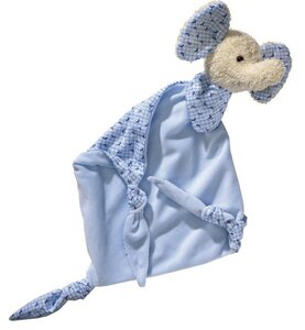 Schmusetuch 'Elefant' blau - werkstatt-design