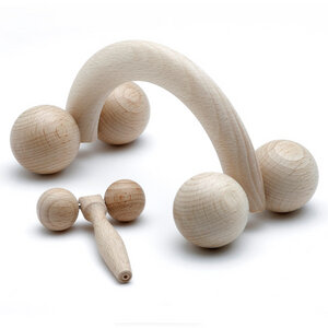Holz-Massageroller und Lymphdrainage - NATUREHOME
