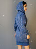 INDIGO BLUE DRESS - COPPER COTTON BALLS - Ken Panda