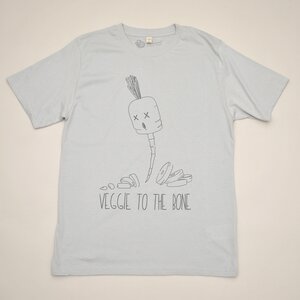 T-Shirt VEGGIE BONE hellgrau - MR. NELSON ecowear