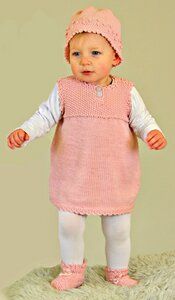 Wollkleid Mäusezähnchen - strick-mutti-de