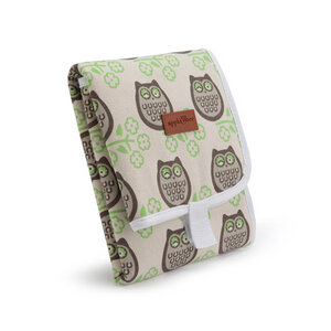 Baby Wickelauflage mit Eulen-Muster - Apple & Bee