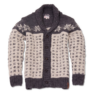 Star Pattern Cardigan - KnowledgeCotton Apparel