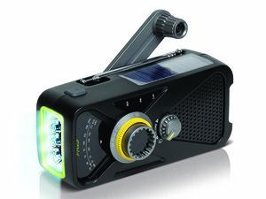 FRX2 - Kurbelradio/LED-Lampe mit USB-Ladeausgang und Solarmodul - Soulra 