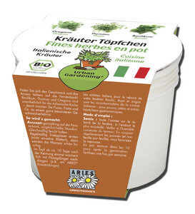 Urban Gardening Kräutertöpfe – Italienische Kräuter - ARIES