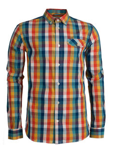 Poplin Checked Shirt - KnowledgeCotton Apparel