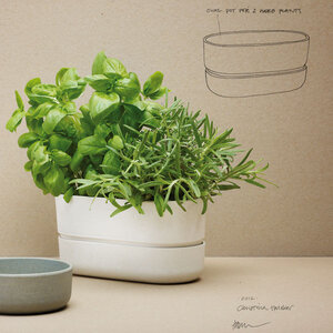 Kräutertopf Oval von Rig-Tig by Stelton - Rig Tig by Stelton