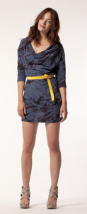 Cowl Neck Kleid Biobaumwolle - STUDIO JUX