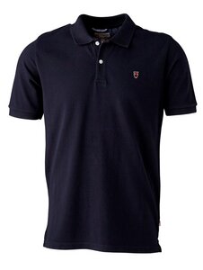Pique Biobaumwoll Poloshirt blau - KnowledgeCotton Apparel