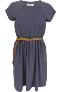 Jerseykleid mit Spitzendetails - bibico