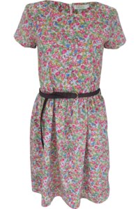 Kleid im Retro-Blumenmuster - bibico
