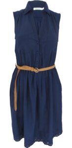 Blusenkleid mit Spitzendetails - bibico