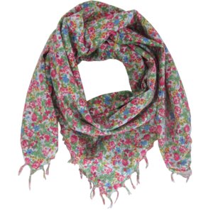 Tuch/Schal im Retro-Blumenmuster - bibico