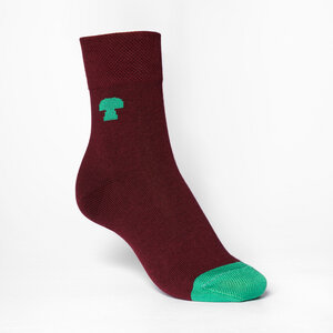 Summit Mid-Top Socken green/ruby - THOKKTHOKK