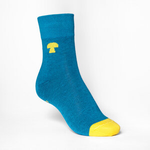 Summit Mid-Top Socken yellow/aqua - THOKKTHOKK