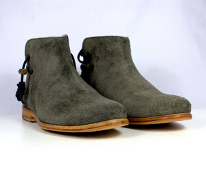 Rosewood Schuhe Grey Suede Leather Sole - ekn footwear