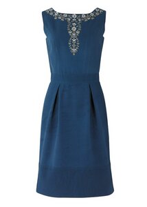 Rita Embroidered Dress  - PeopleTree