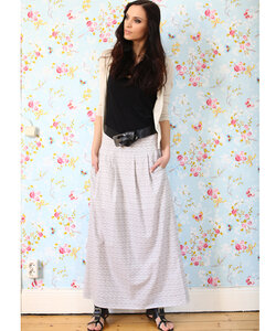 Maxi Skirt grey - Alma & Lovis