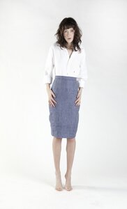 Pencil Skirt Capsule blau - Y/O/U 