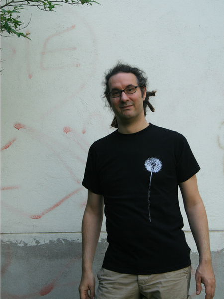 Fair-Trade Bio-Männershirt 'Pusteblume' - Hirschkind