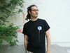 Fair-Trade Bio-Männershirt 'Pusteblume' - Hirschkind