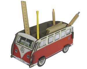 Stiftehalter VW-Bus rot (Stiftebox) - Werkhaus GmbH