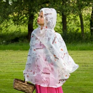 Regencape mit Motiv - Equilicua