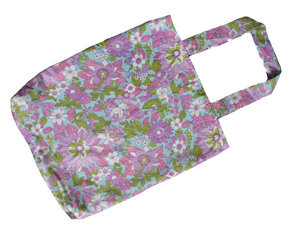 Schultertasche Botanisch, Upcycling von Leesha - Leesha