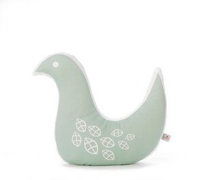 Kissen Birdie medium in Mint, Organic Cotton - ferm LIVING