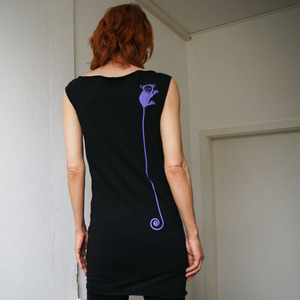 Teeny weeny Goblin T-Dress - shop handgedruckt