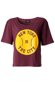 'New York Cropped T-Shirt' organic cotton - A QUESTION OF