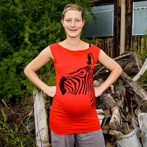 'Zebra' T-Dress - shop handgedruckt