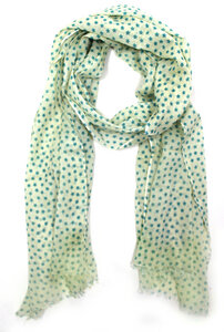 Tuch 'Sternchen' in BEIGE-BLAU - fair produziert, per Hand hergestellt - Majana