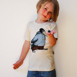 Kinder T-Shirt 'Blaubeer Stig' natur - Cmig