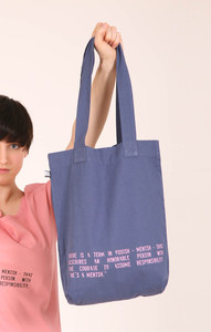 Stofftasche 'Mentsh' - Lena Schokolade
