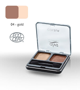 Lidschatten-Duo 4 - gold - alva naturkosmetik