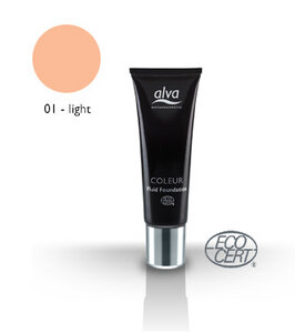 Fluid Foundation 1 - light - alva naturkosmetik
